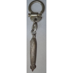 GRAF ZEPPELIN brelok 3D lotnictwo, zawieszka stare srebro (id: 175)